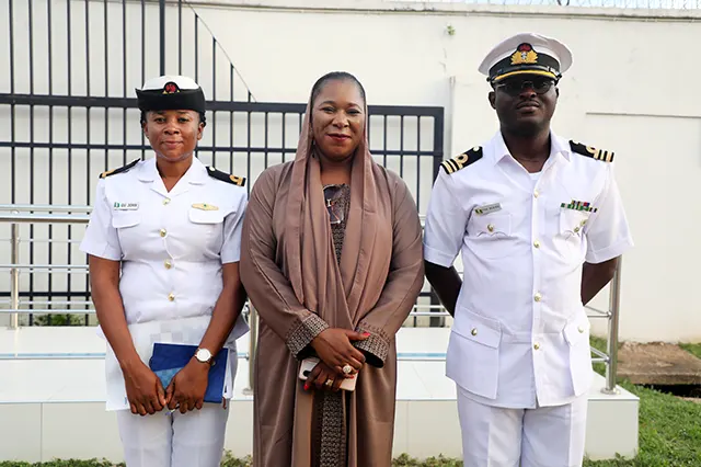 NOWA National President, Mrs. Ijeoma Ogalla, represented by Vice President of NOWA, Mrs. Zainab Akpan, Commandant of NOWA Secondary School, and Head Teacher of NOWA Primary School, Karshi