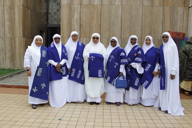 Our Muslim Sisters in commemoration of the Armed Forces Remembrance Day Celebration today 12th January 2024, at The National Mosque Abuja