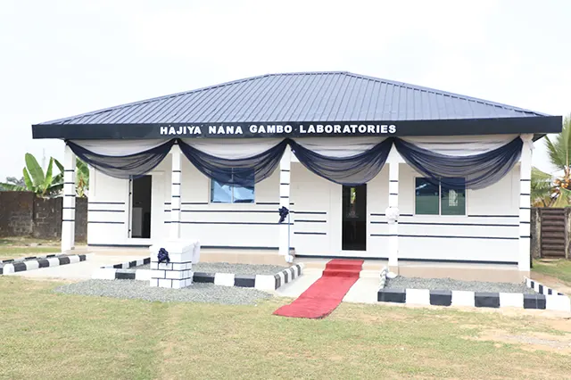 The newly commissioned Hajiya Nana Gambo Laboratories