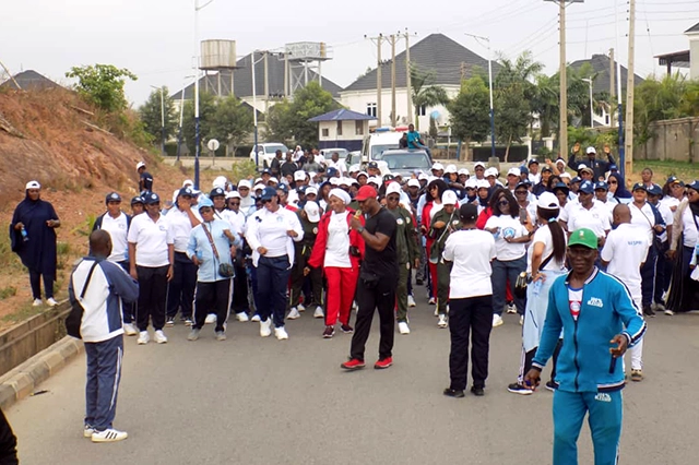 Fitness Health Walk for Naval Unit Abuja