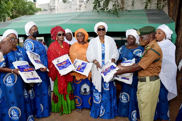 Distribution of food items and mosquito nets to National Correctional Service