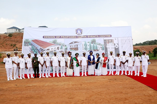 The immediate past CNS, Vice Admiral AZ Gambo, The immediate past President of NOWA, Hajiya (Dr.) Aisha Gambo, past Presidents of Sister Organizations, and Senior Naval Officers